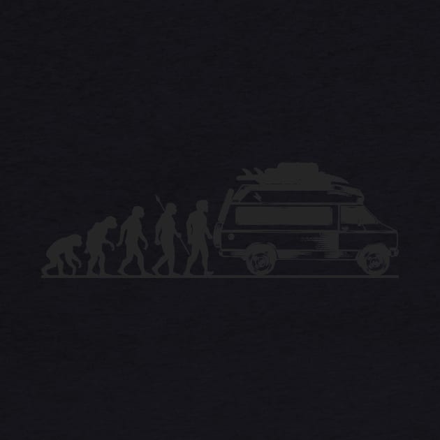 Tshirt Evolution Camper Gift by avshirtnation